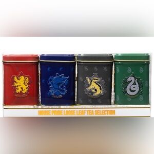 New English Teas Harry Potter House Pride Loose Leaf Black Tea 4x25g Tins Set